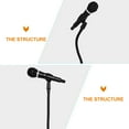 thumbnail image 3 of Shisuyan Desktop Adjustable Microphone Stand Metal for Musicians Podcasting 1Set, 3 of 8