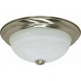thumbnail image 2 of 60/6000-Nuvo Lighting-2 Light Flush Mount-11.38 Inches Wide by 4.88 Inches High-Brushed Nickel Finish, 2 of 2