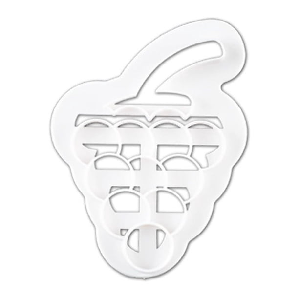 Molde de pan al vapor de frutas y verduras de dibujos animados de pasta con patrón de 7 piezas - uva MFZFUKR CPB-DE-WX593-9