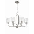 thumbnail image 3 of 54226-BNK Craftmade Lighting Collins - 6 Light Chandelier-Brushed Polished Nickel Finish    -Traditional Installation, 3 of 5