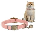thumbnail image 2 of Barhoo Retro Style Leather Cat Collar with Clasp Design Vintage Pet Collar for Cats Puppies Adjustable Durable Wear-Resistant Buckle Closure Classic Look 1 Collar, 2 of 9