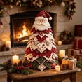 thumbnail image 5 of DIY Quilted Christmas Tree Kit - 3D Fabric Patchwork Christmas Tree Craft Set, Handmade Tabletop Holiday Decoration, Christmas Holiday Creative DIY Gift for Adults Beginners and Craft Lovers, 5 of 5