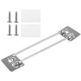 thumbnail image 1 of Barre de Rangement d'Angle Réglable en Acier Inoxydable pour VR - Organisateur de Douche/cuisine Argenté avec Base Rotative, Installation Sans Perçage, Longueur de 9,64-14,88 Pouces, Paquet Unique pour Campeurs et Remorques, 1 of 5