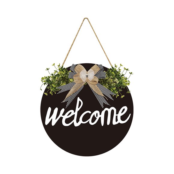 3D Welcome Hanger Funny Welcome Sign Home Outdoor Decor 11.8Inch, Door Hanger Welcome Sign Home Decor Funny Words Door Hanger