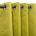thumbnail image 5 of Sunbrella Canvas Charcoal Outdoor Curtain with Nickel Grommets 50 in. x 96 in., 5 of 7