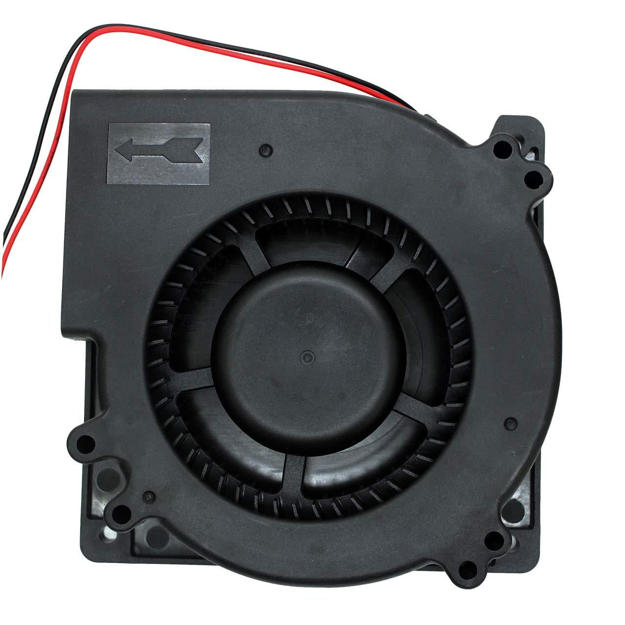 UTUO Brushless Radial Blower Dual Ball Bearing High Speed 12V DC