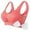 Watermelon Red, variant on Womens Comfort Seamless Wirefree Breathable Yoga Bra for Sleep Workout Running and Everyday Support Purple L