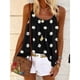 thumbnail image 2 of Verano damas estampado de margaritas tirantes top chaleco suelto de gran tamaño 8 colores 8 yardas Irfora Gris L, 2 of 5