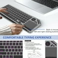 thumbnail image 4 of Teclado Inalámbrico Para TV, Modo Dual, Tecla De Acceso Rápido Multimedia, Teclado Táctil Inalámbrico, Cómodo Reposamuñecas Para Tableta Portátil, 4 of 7