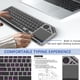 thumbnail image 4 of Teclado toque táctil inalámbrico Con touchpad multimedia hotkey 7 color retroiluminaciónificación 2.4g dual modo teclado de tv para tableta portátil, 4 of 7