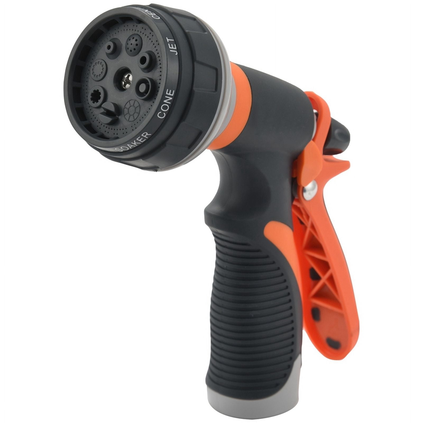 4X Hose Nozzle Garden Hose Nozzle Hose  Nozzle Leak Free High Pressure Heavy Duty 8 Pattern