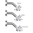 thumbnail image 3 of 3-Way Solid Metal Shower Arm Diverter with Handshower Mount, 3 of 5