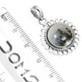 thumbnail image 2 of Natural Dendrite Opal Pendant 925 Sterling Silver Handmade Jewelry, 2 of 4