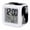 Black, variant on Coral Navy Blue Digital Alarm Clock for Bedrooms, Smart LED Alarm Clock with 7 Color Changing Night Light, Coastal Ocean Marine Nautical Beach Silent Wake Up Clocks for Sleep Study Cooking 3.2"x3.2"