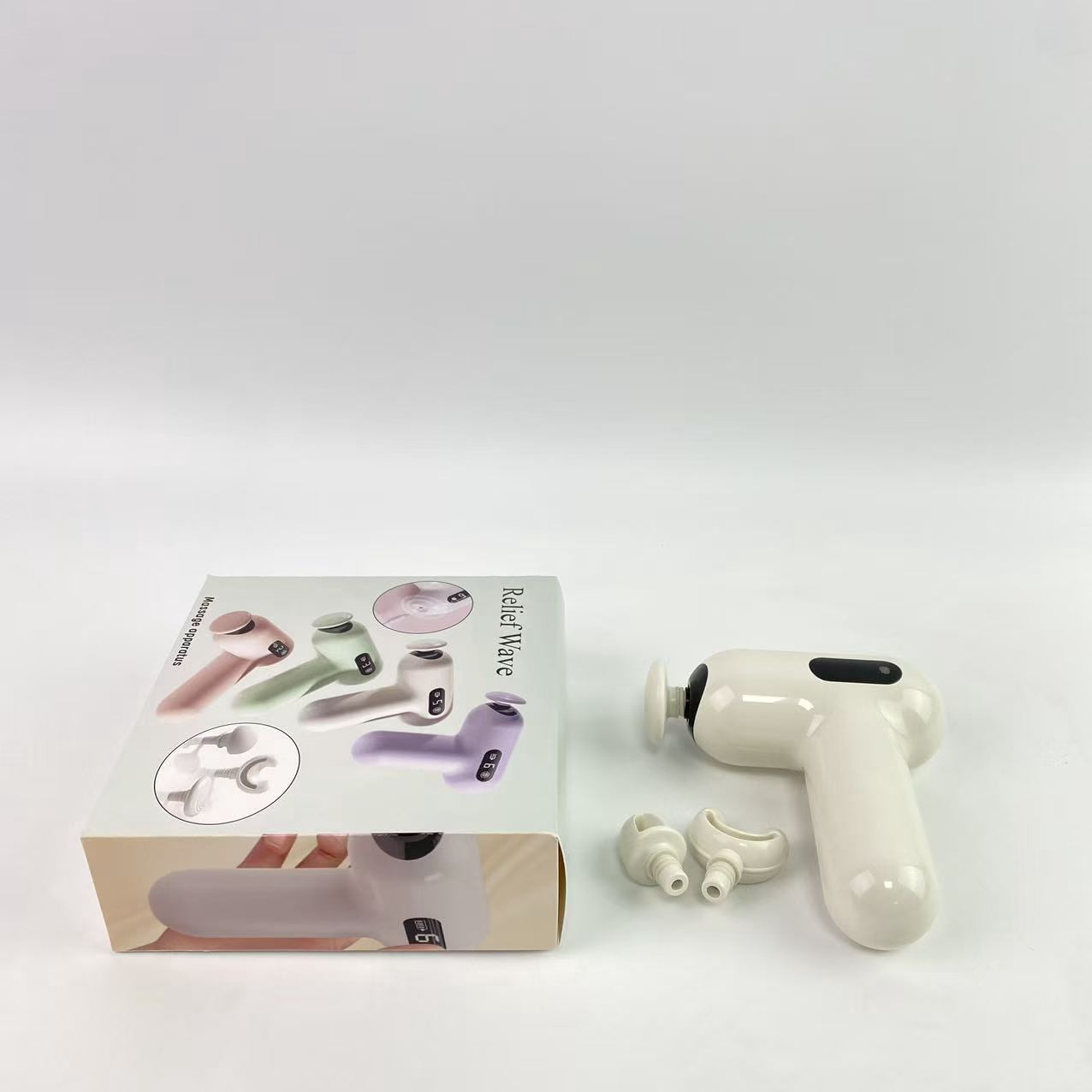 Relief Wave Massage apparatus,Massage Gun, Pocket-Sized Deep Tissue Massager Gun, Portable Percussion Muscle Massager Gun, Ultra Small & Quiet Muscle Massage Gun