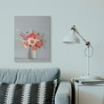 thumbnail image 2 of Stupell Home Décor Flower Vase Pink Gray Painting Canvas Wall Art by Leah Strassman, 2 of 6