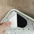 thumbnail image 5 of Kyoffiie Rug Gripper 12PCS Double Sided Anti Curling Rug Tape Non-Slip Rug Pad Keep Your Rug in Place Make Corner Flat Washable Carpet Grippers for Hardwood Floor Tile Floor Carpet Floor Mat, 5 of 7