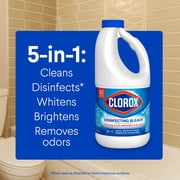 Clorox Disinfecting Liquid Bleach Cleaner, Regular Scent, 43 fl oz