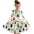 thumbnail image 1 of LOVZFMLL Robe Sans Manches à Col Rond pour Enfant avec Poches pour Enfant Moyen et Grand, 1 of 4