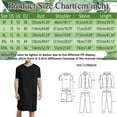 thumbnail image 2 of T Shirts for Men Solid Color Thin Long Breathable Nightgown Loose Short Sleeve Sleepwear Tops, 2 of 6