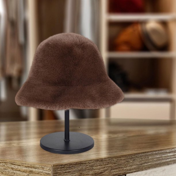 Sombrero de pescador de invierno suave para mujer, ideal para ir de compras, pescar, hacer senderismo y hacer excursiones. marrón