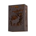 thumbnail image 3 of Meyda 120788 10 in. Deer Wall Sconce, Cajun Spice & Amber Mica, 3 of 6