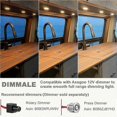 thumbnail image 2 of x LED Recessed Spotlight 12V Hole 58-65mm 3W 6400K Recessed Ceiling Light for Motorhome Boat Caravan Van Yacht Cool White (Silver Finish), 2 of 5