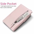 thumbnail image 5 of Njjex Small Crossbody Bag Cell Phone Purse Wallet For Women PU Leather Carrying 8 Credit Card Holder Shoulder Pouch Bag Ladies Wristlet Purse, Milk Pink, 5 of 8
