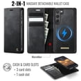 thumbnail image 2 of Funda para teléfono Wefor para Galaxy S23 Plus, 2 en 1, cuero PU, RFID, 2 of 9