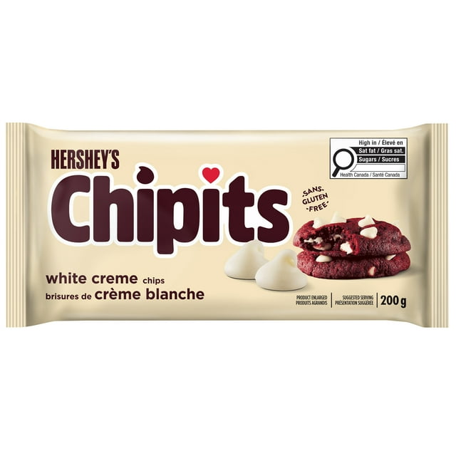Brisures de crème blanche HERSHEY'S CHIPITS, 200 g