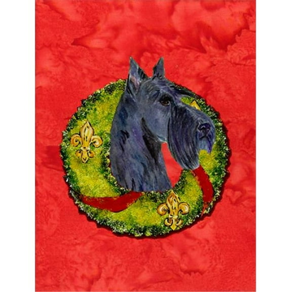 28 x 40 in. Scottish Terrier Flag Canvas House Size