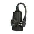 Hyper Tough Outdoor Photocell Dusk to Dawn Timer, Single Outlet, 10