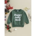 thumbnail image 2 of Suealasg Toddler Baby Boys Girls Christmas Sweatshirt Clothes 6M 1T 2T 3T 4T Kids Boys Long Sleeve Letter Print Pullovers Tops Casual Autumn Clothing for Boys Girls, 2 of 9