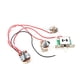 thumbnail image 1 of Wosthever Juego de arnés de cableado de guitarra profesional precableado 1T1V potenciómetro de empuje de 3 vías interruptor de extracción Accesorios para instrumentos musicales, 1 of 6