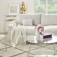 thumbnail image 3 of Nourison Luminescence Beaded Tassels White 10" X 14" Throw Pillow, 3 of 6
