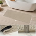 thumbnail image 6 of SIXHOME Bathroom Rugs Non Slip Bath Mat Chenille Soft Absorbent Quick Dry Bath Rugs for Bathroom Floor with Rubber Backing Machine Washable Bathmat Boho Bathroom Decor 24"x59" Beige, 6 of 8