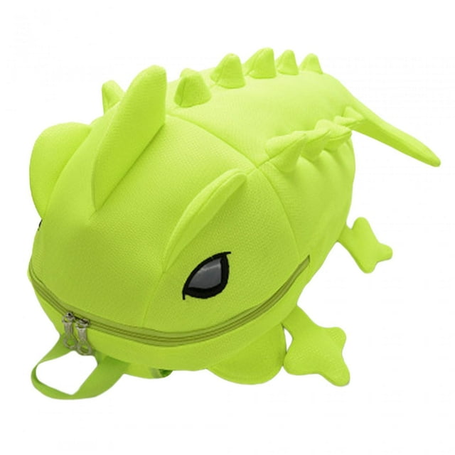 Mochila de dinosaurio Salvador Mochila creativa con forma de animal Verde