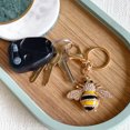 thumbnail image 6 of Wrapables Crystal Bling Key Chain Keyring Car Purse Handbag Pendant Charm, Bee, 6 of 7