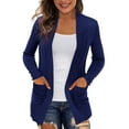 thumbnail image 2 of PENGXIANG Cardigans pour Femmes avec Poches Chandails de Cardigan Léger et Ouvert sur le devant, 2 of 6