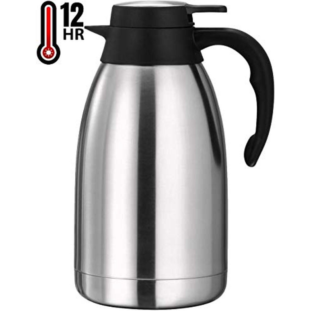 Coffee Carafe (68 Oz) Keep water hot up to 12 Hours, stainless steel