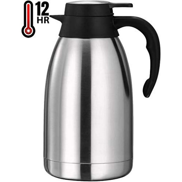 Coffee Carafe (68 Oz) Keep water hot up to 12 Hours, stainless steel