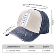 thumbnail image 3 of Chicago City Flag Distressed Baseball Cap Dad Hats for Men Women Vintage Trucker Hat Low Profile Ball Caps, 3 of 7