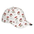 thumbnail image 3 of Uemuo Different Mushrooms Pattern Baseball Cap Golf Dad Hat Adjustable Original Classic Low Profile Cotton Hat Unconstructed Plain Cap Men Women, 3 of 9