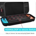 thumbnail image 2 of tui 1 pice (noir) pour Nintendo Switch et Switch OLED Pocket Cover Case avec 20 emplacements pour cartes en matriau anti-protection durable pour conso, 2 of 5