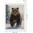 thumbnail image 2 of Diamond Art Kits for Adults, Bear In Snowy Forest Path 5D Diamond Painting Kits for Adults Beginners, DIY Full Drill Diamond Painting, Gem Art and Crafts 12x16, 2 of 7