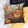 thumbnail image 2 of SHANXI Thanksgiving Pillow Cover Pumpkin Decoration Pillow Case Decor for Home Sofa Couch 22x22in, 2 of 5