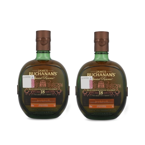 Paquete De 2 Whisky Buchanan'S Special Reserve 18 Years Blended Scotch 750Ml X2
