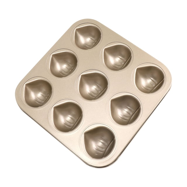 Baking Cake Mold Pan Chestnut Non Stick Cake Household Baking Baking Pan Three Snack for Oven