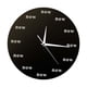 thumbnail image 3 of Reloj de pared motivacional, reloj silencioso decorativo, adorno de pared acrílico. negro, 3 of 9