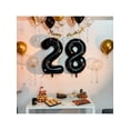 thumbnail image 2 of 1pc 32 Inch Blue Number Foil Balloon, Party Balloons For Birthday, Wedding, Anniversary, Holidays Decoration, 2 of 4